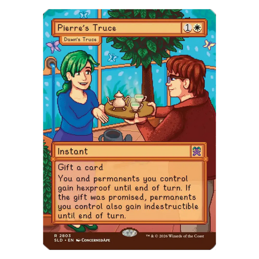 PIERRE'S TRUCE (2803) R - MTG x STARDEW VALLEY - INGLÉS - Fridam Store