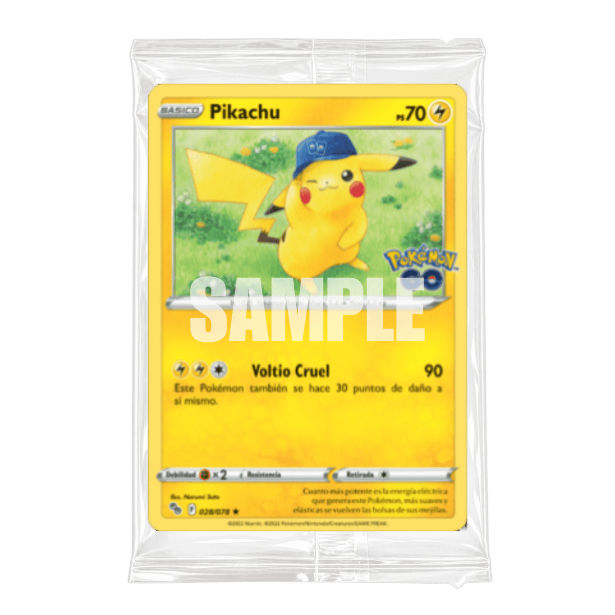 PIKACHU (028/078) R - PROMO - ESPAÑOL (SELLADO) - Fridam Store