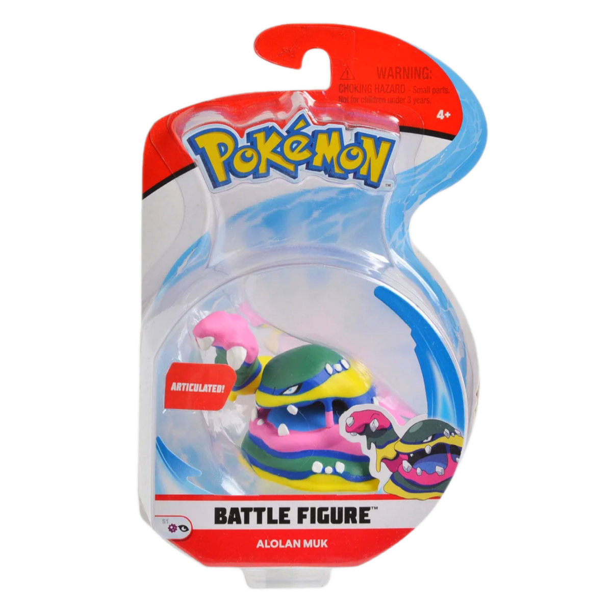 POKEMON BATTLE FIGURE - ALOLAN MUK - Fridam Store