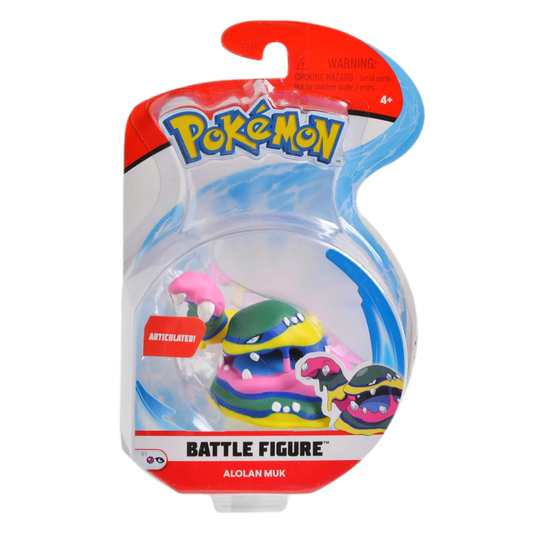POKEMON BATTLE FIGURE - ALOLAN MUK - Fridam Store
