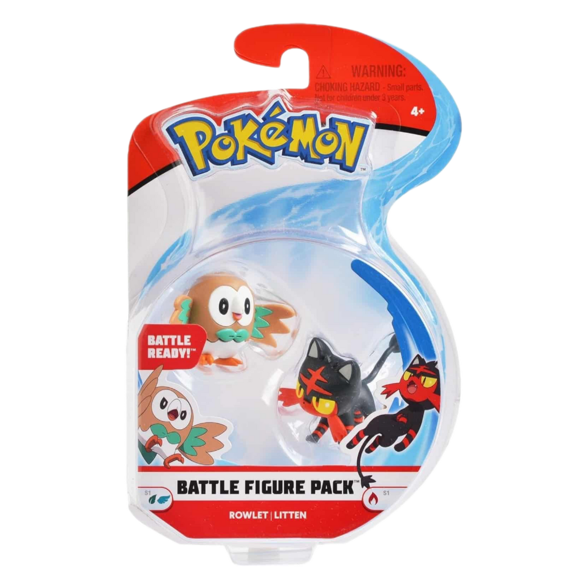 POKEMON BATTLE FIGURE PACK - ROWLET & LITTEN - Fridam Store
