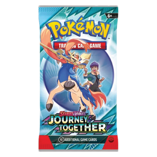 POKEMON "JOURNEY TOGETHER" BOOSTER PACK - INGLÉS - Fridam Store