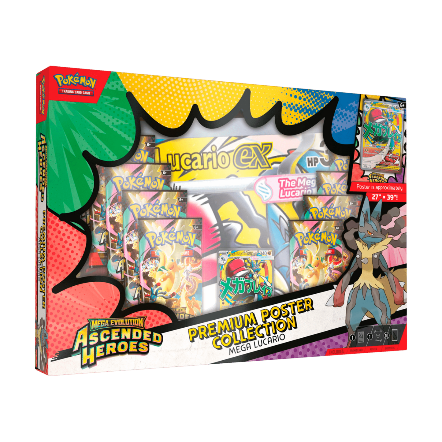 POKEMON PREMIUM POSTER COLLECTION (LUCARIO) - ENGLISH - Fridam