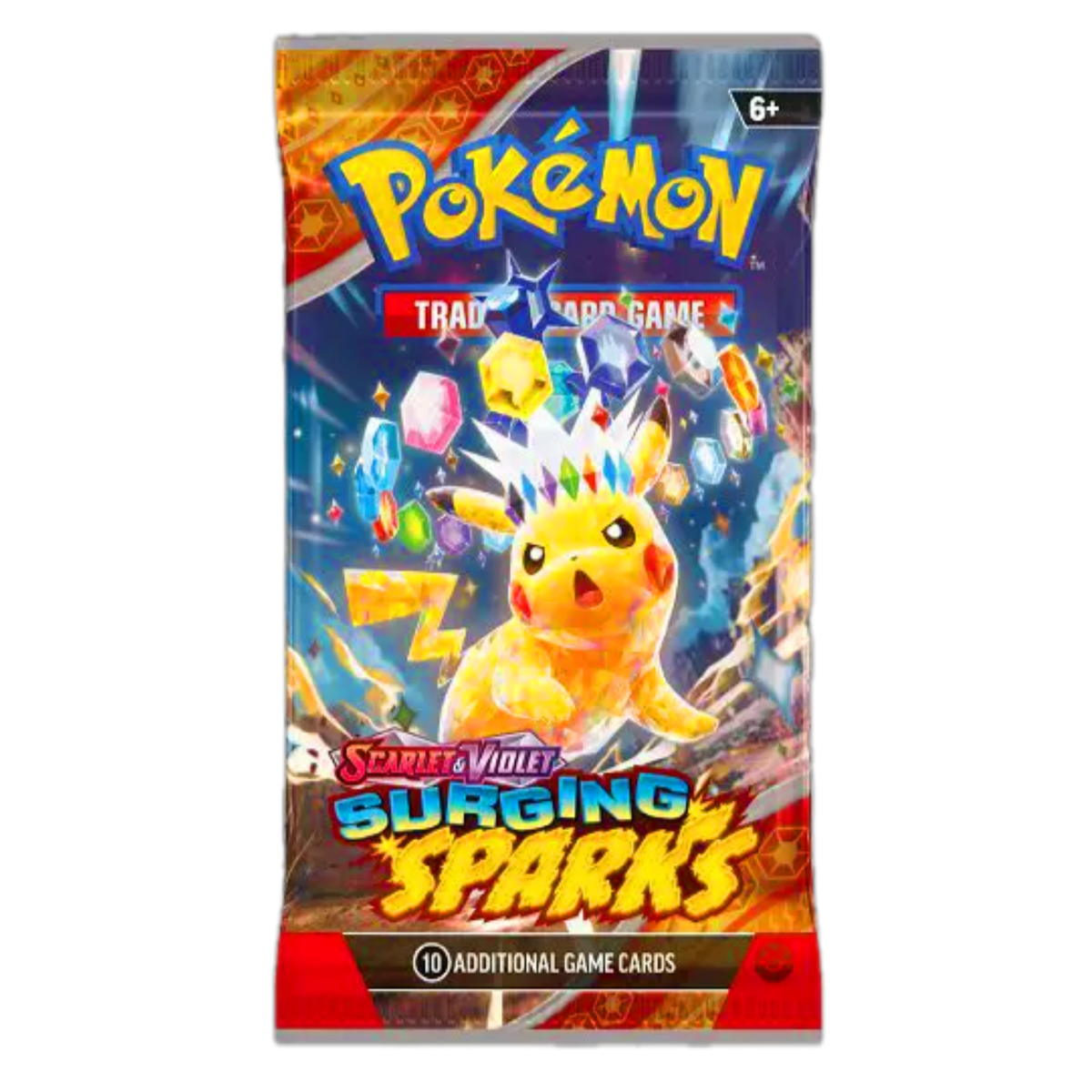 POKEMON "SURGING SPARKS" BOOSTER PACK - INGLÉS - Fridam Store