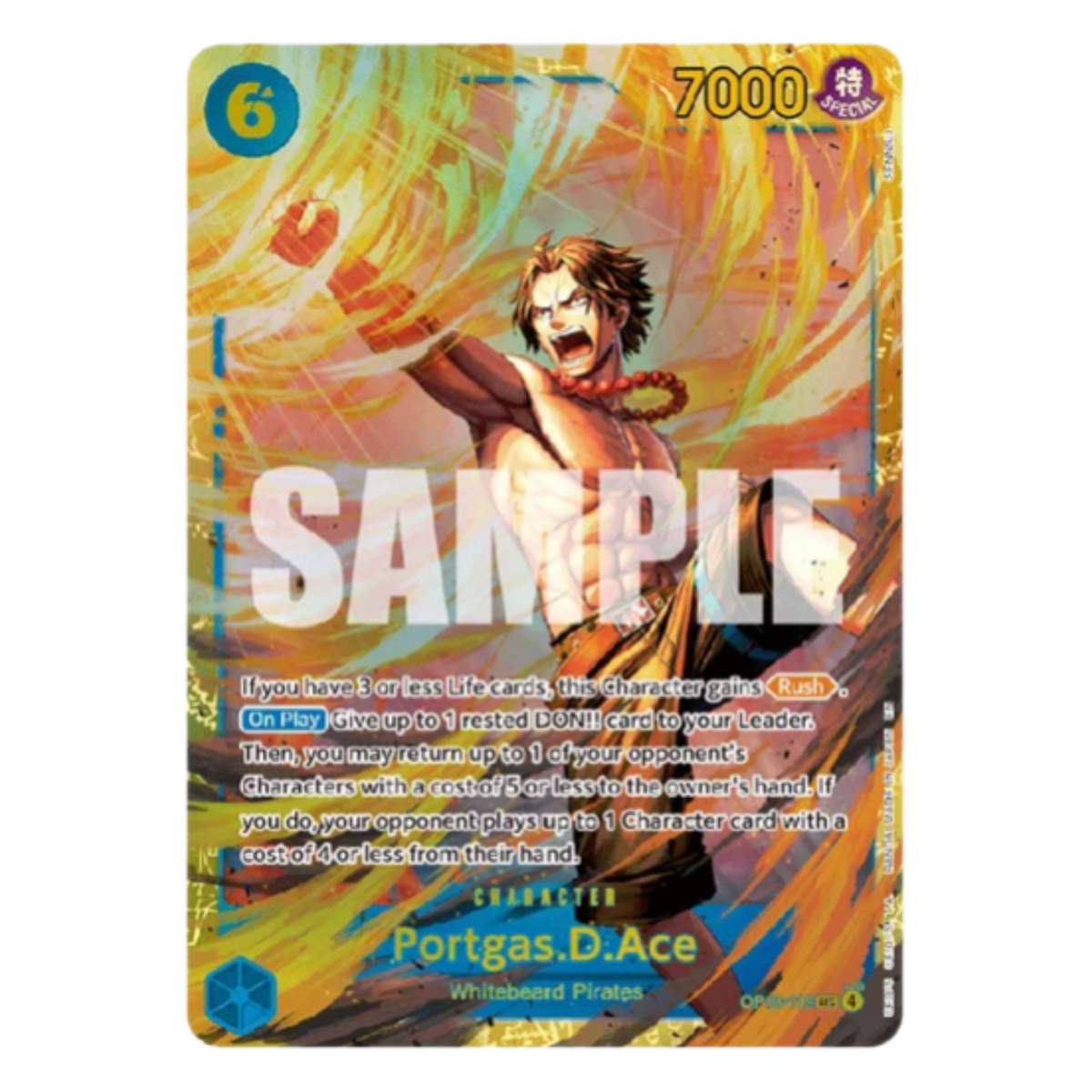 PORTGAS D.ACE (OP13 119) SEC - CARRYING ON HIS WILL - INGLÉS - Fridam Store
