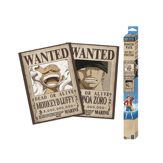 PÓSTER ONE PIECE - MONKEY D. LUFFY & ZORO - ABYSTYLE - Fridam Store