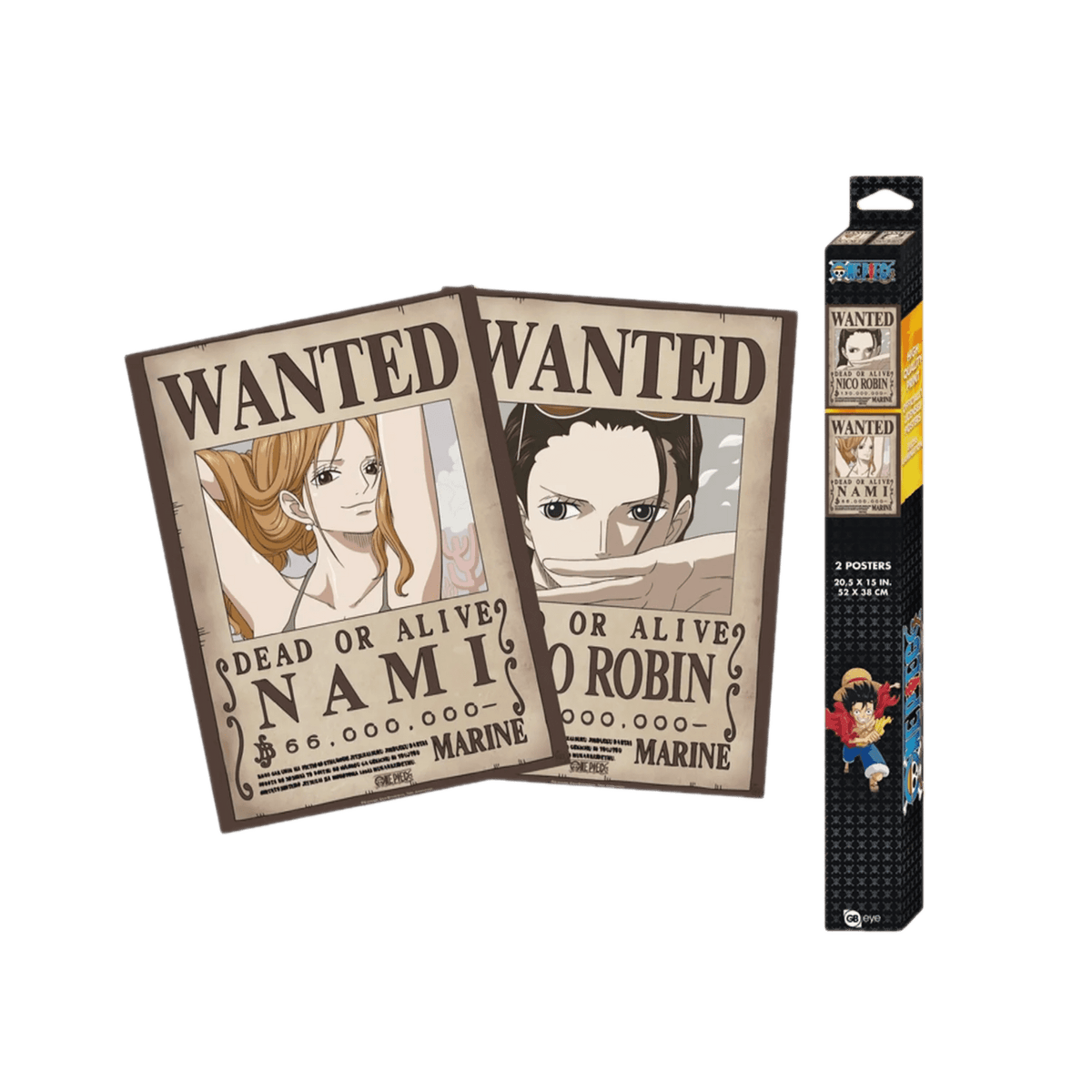 PÓSTER ONE PIECE - NAMI & ROBIN - ABYSTYLE - Fridam Store