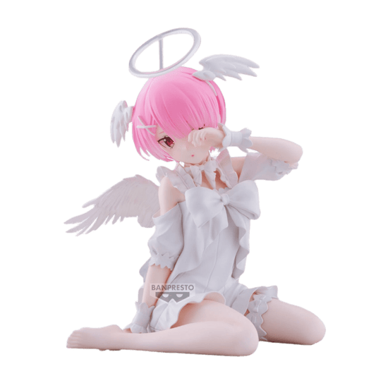 PREORDER - FIGURA RE:ZERO RAM RELAX TIME SWEET ANGEL - BANPRESTO - Fridam Store