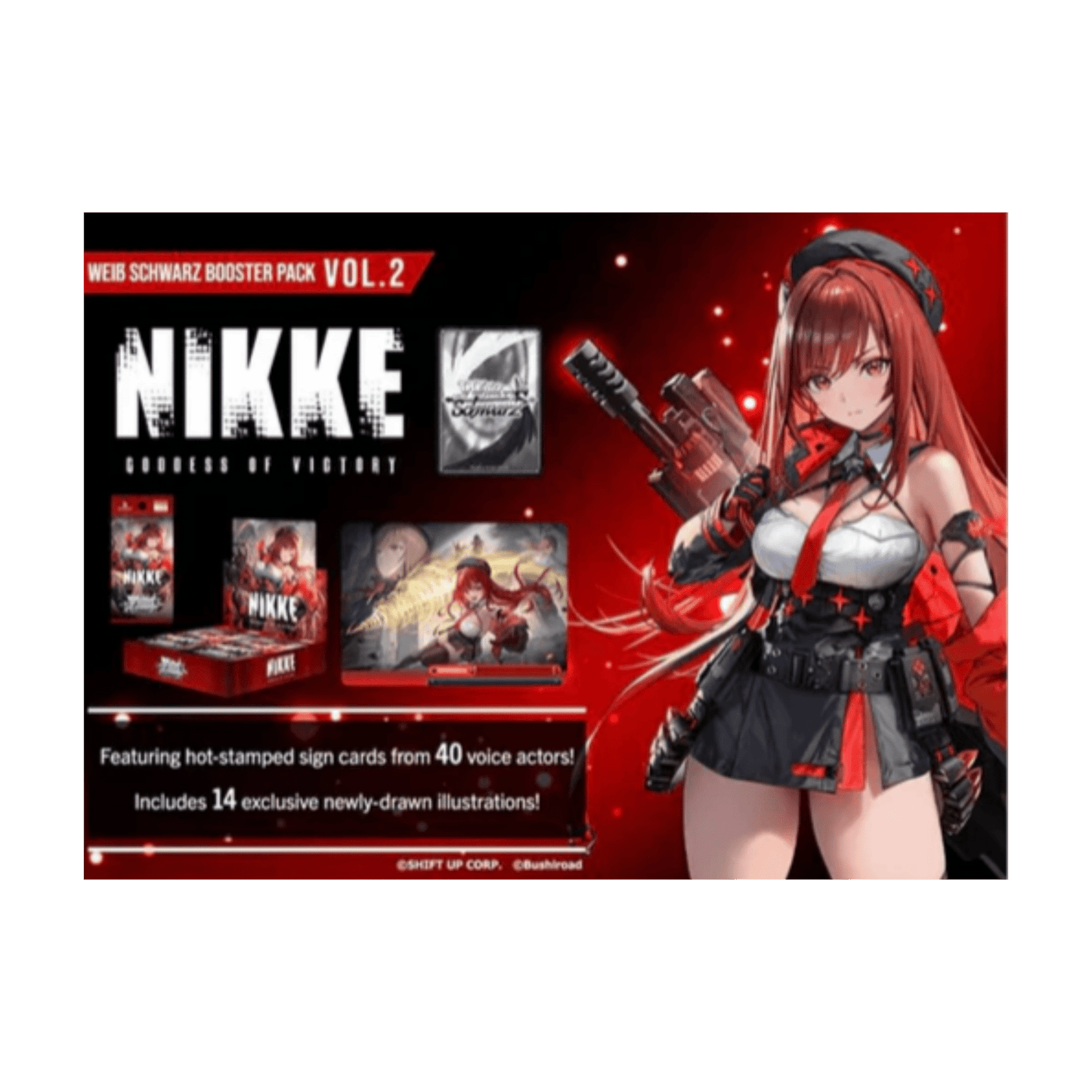 PREORDER - NIKKE BOOSTER BOX VOL.2 - ENGLISH (SEALED) - Fridam Store