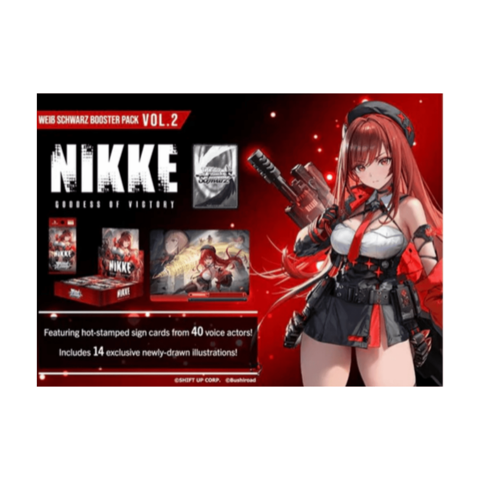 PREORDER - NIKKE BOOSTER BOX VOL.2 - ENGLISH (SEALED) - Fridam Store