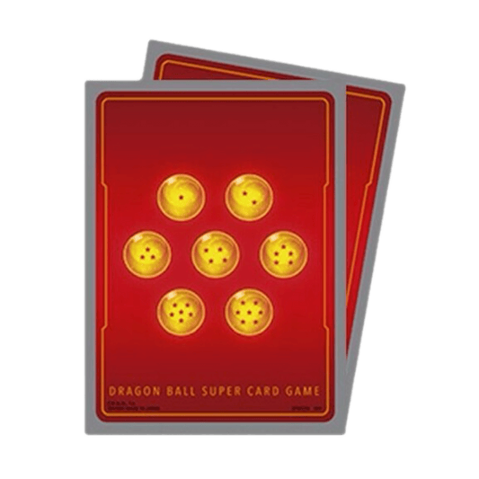 RED DRAGON BALL CARD SLEEVES (x64) - DBS CG - FRIDAM