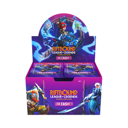 RIFTBOUND "UNLEASHED" BOOSTER BOX - INGLÉS (SELLADO) - Fridam Store