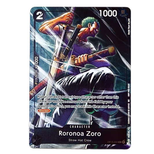 RORONOA ZORO (OP15 094) - OP15 DASH PACK - INGLÉS - Fridam Store