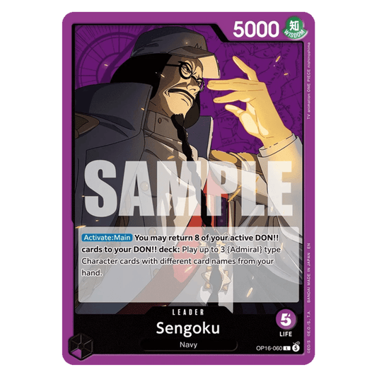 SENGOKU (OP16 060) LEADER - THE TIME OF BATTLE - INGLÉS - Fridam Store