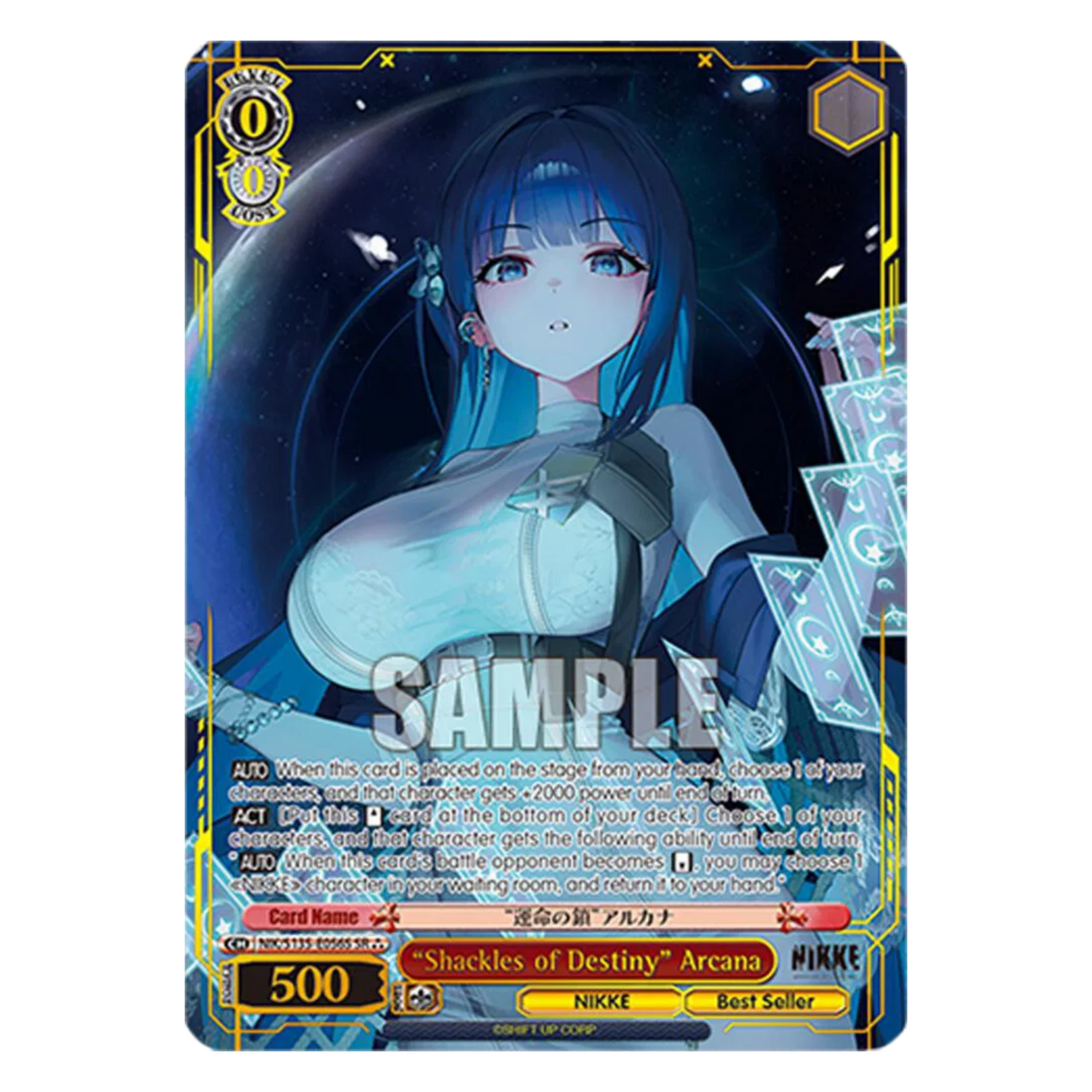 “SHACKLES OF DESTINY” ARCANA (NIK/S135-E056) SR - NIKKE VOL.2 - INGLÉS - Fridam Store