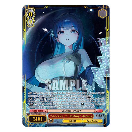 “SHACKLES OF DESTINY” ARCANA (NIK/S135-E056) SR - NIKKE VOL.2 - INGLÉS - Fridam Store
