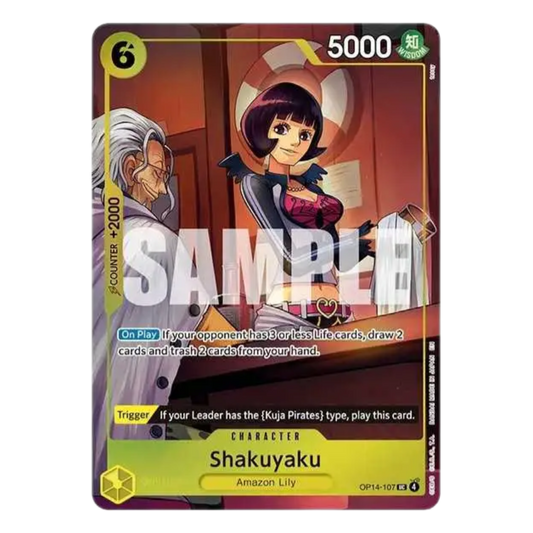 SHAKUYAKU (OP14 107) - ILLUSTRATION BOX (IB07) - INGLÉS - Fridam Store