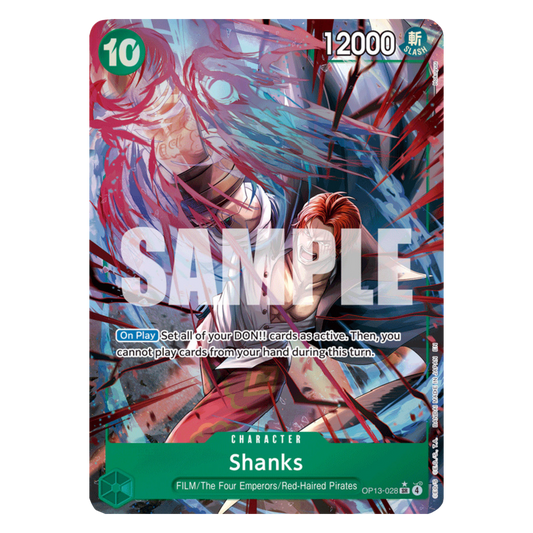 SHANKS (OP13 028) SR ALT ART - CARRYING ON HIS WILL - INGLÉS - Fridam Store