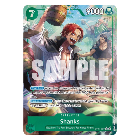 SHANKS (OP14 027) R ALT ART - THE AZURE SEA'S SEVEN - INGLÉS - Fridam Store
