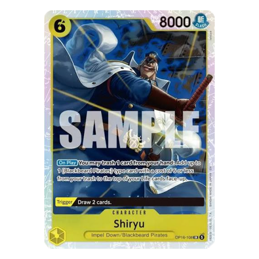SHIRYU (OP16 108) SR - THE TIME OF BATTLE - INGLÉS - Fridam Store