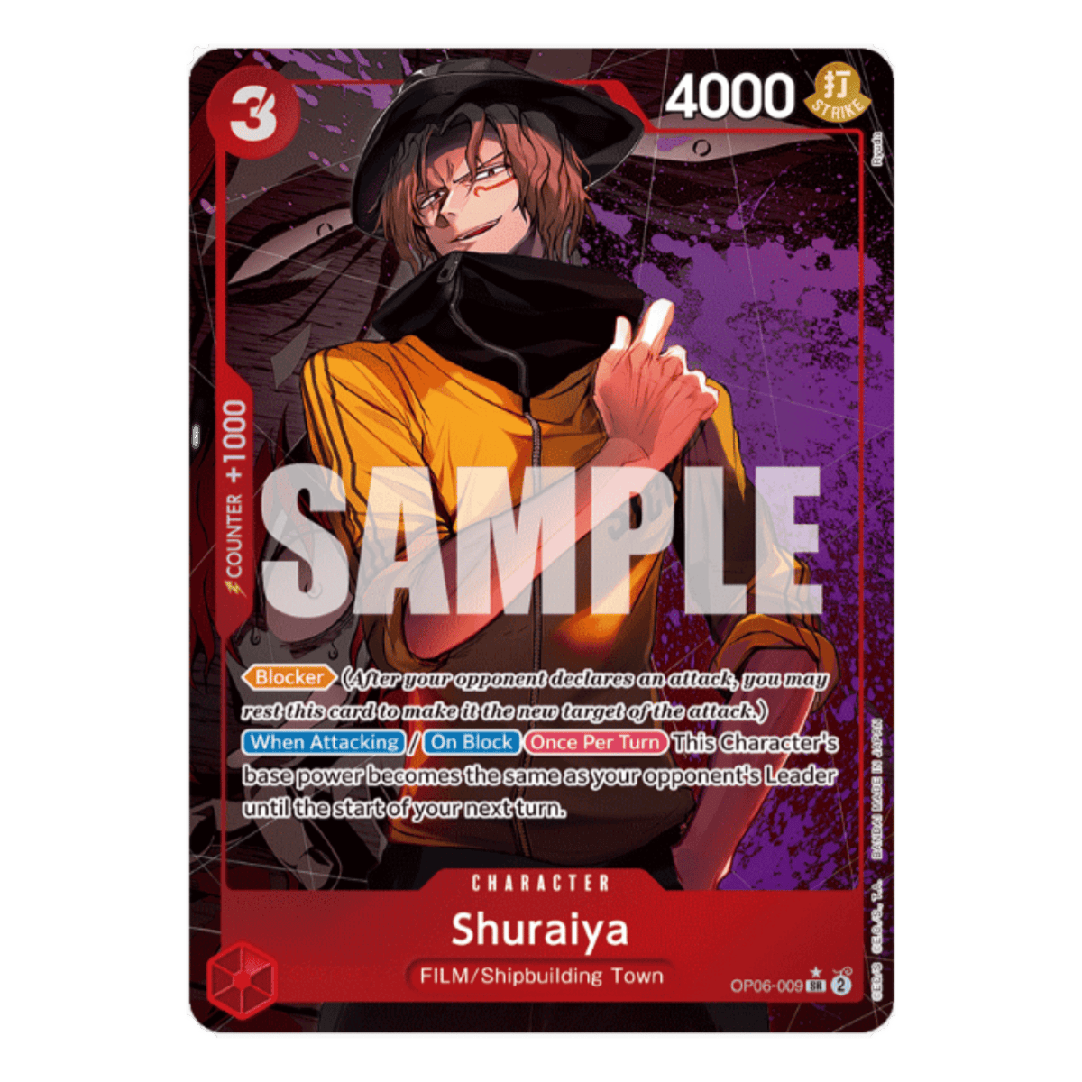 SHURAIYA (OP06 009) SR ALT ART - WINGS OF THE CAPTAIN - INGLÉS - Fridam Store