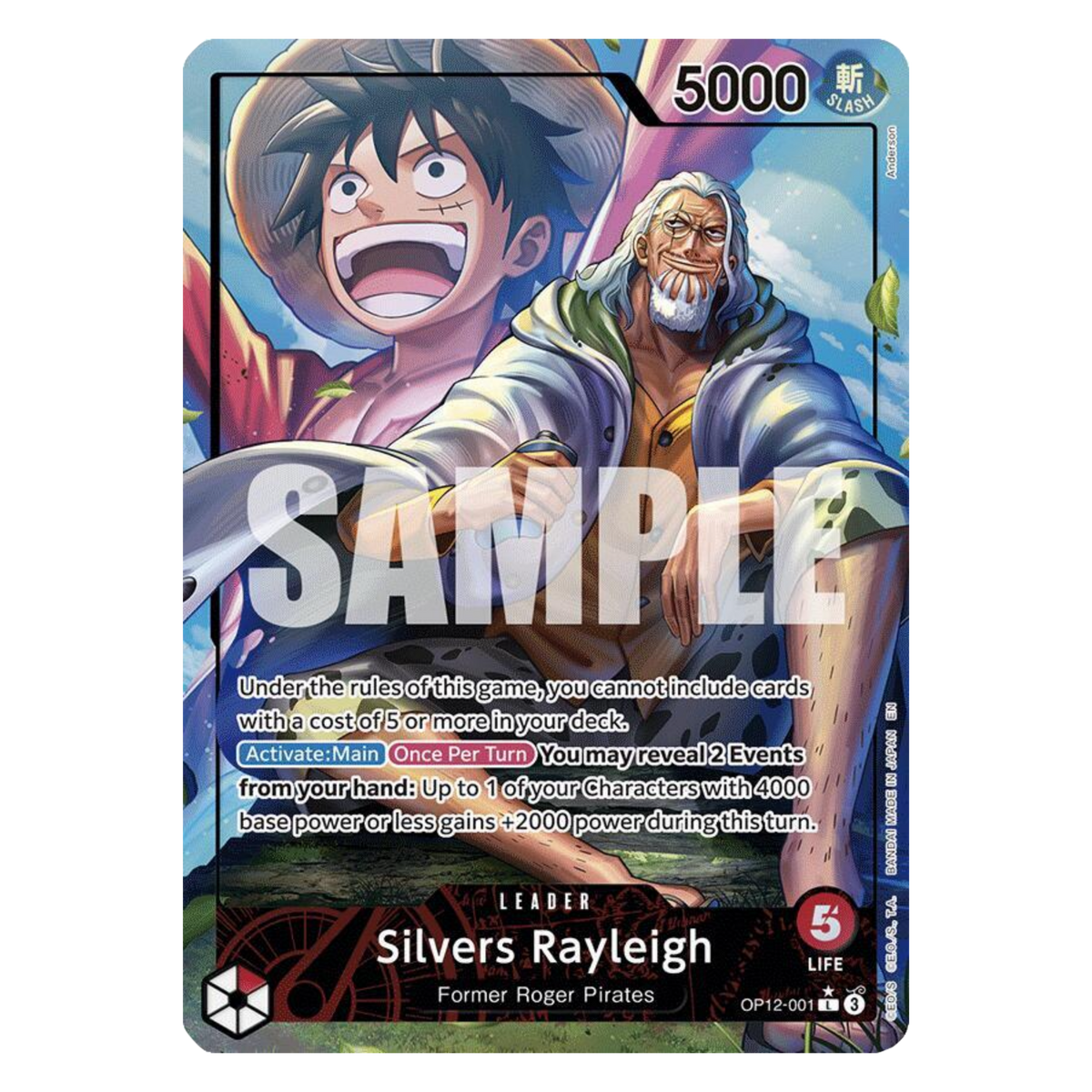 SILVERS RAYLEIGH (OP12 001) ALT ART LEADER - LEGACY OF THE MASTER - INGLÉS - Fridam Store