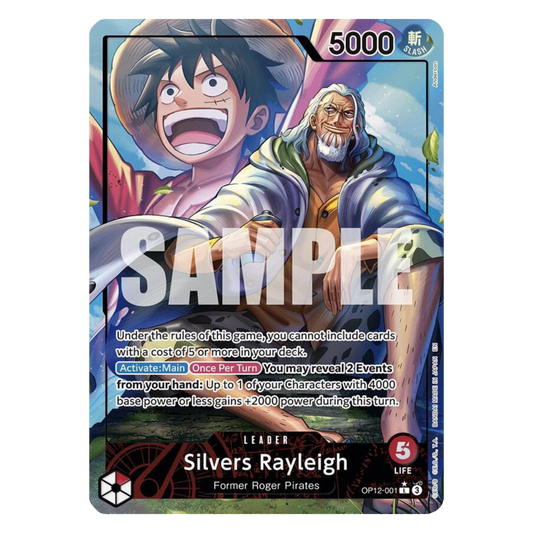 SILVERS RAYLEIGH (OP12 001) ALT ART LEADER - LEGACY OF THE MASTER - INGLÉS - Fridam Store