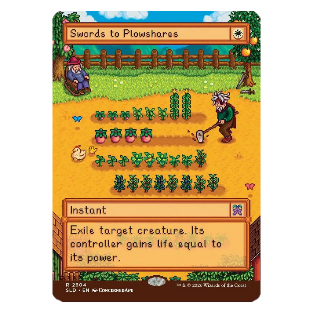 SWORDS TO PLOWSHARES (2804) R - MTG x STARDEW VALLEY - INGLÉS - Fridam Store