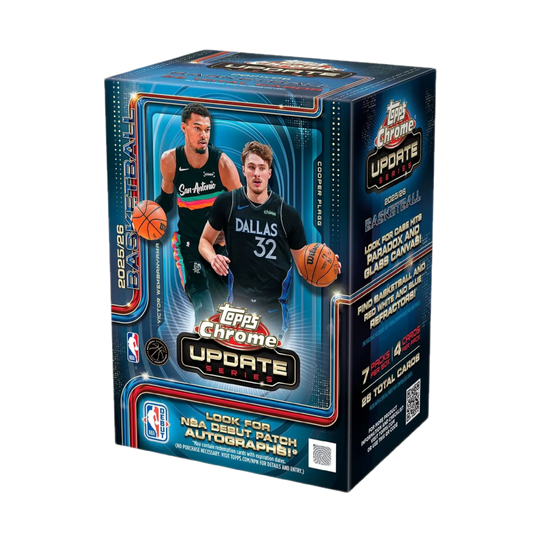 TOPPS CHROME BASKETBALL UPDATE SERIES 25-26 - ENGLISH (SEALED) - Fridam Store
