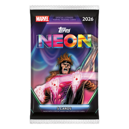 TOPPS MARVEL NEON 2026 VALUE BOX - INGLÉS (SELLADO) - Fridam Store