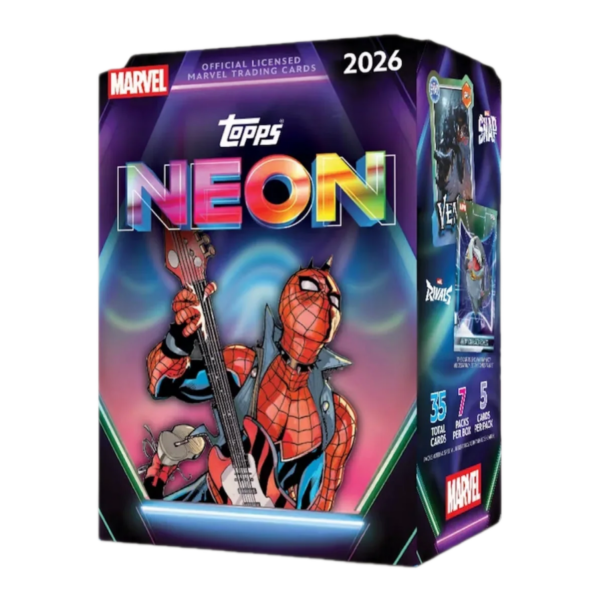TOPPS MARVEL NEON 2026 VALUE BOX - INGLÉS (SELLADO) - Fridam Store