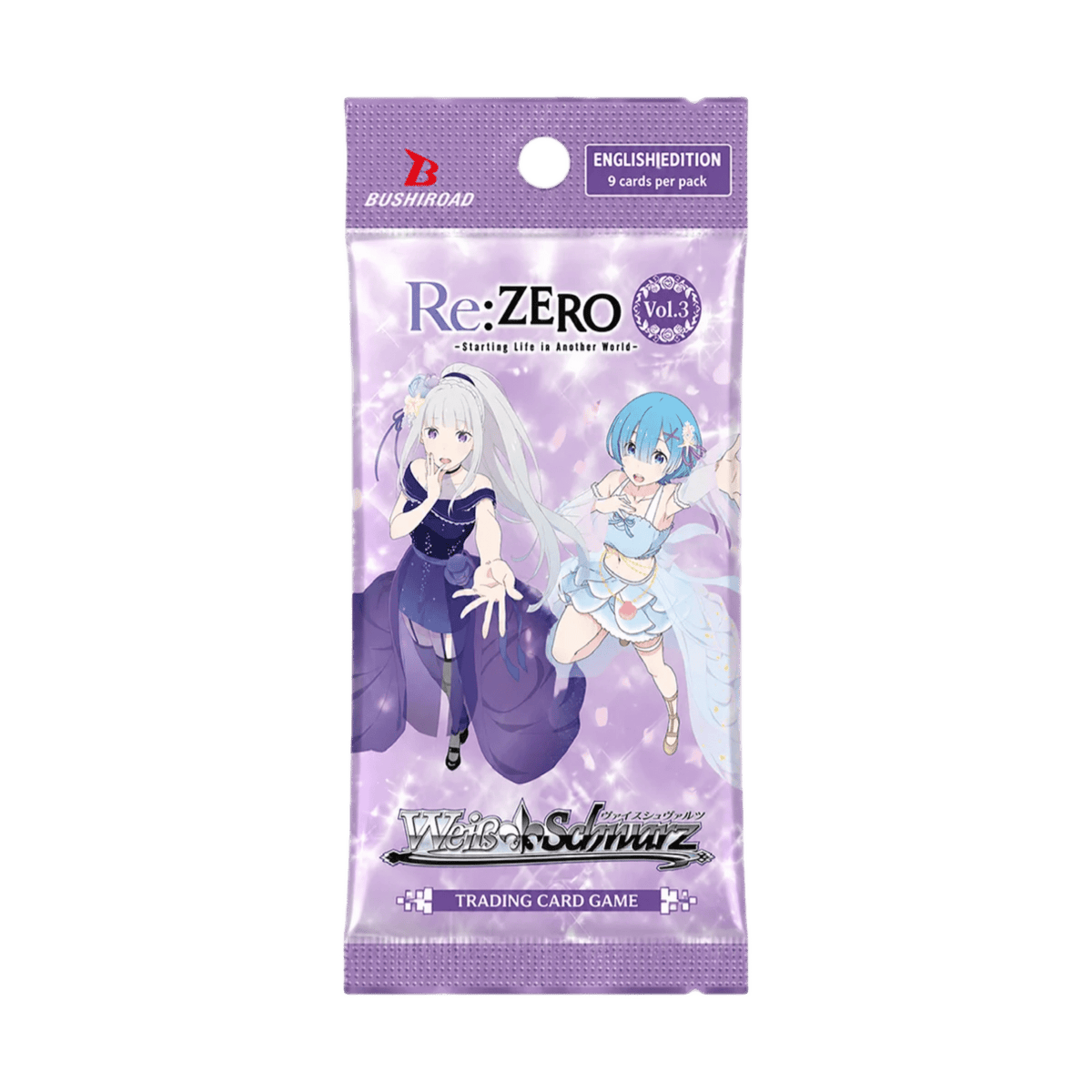 WEIß SCHWARZ RE:ZERO BOOSTER PACK VOL.3 - INGLÉS - Fridam Store