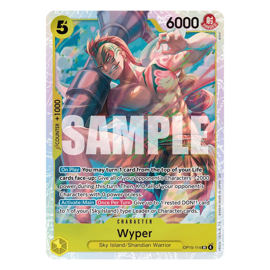 WYPER (OP15 114) SR - ADVENTURE ON KAMI’S ISLAND - INGLÉS - Fridam Store