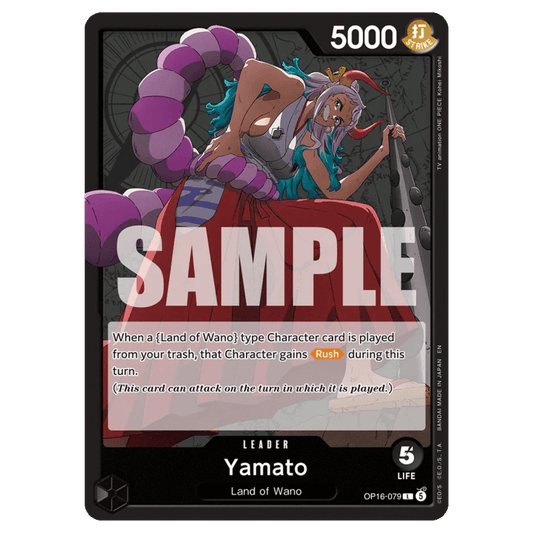 YAMATO (OP16 079) LEADER - THE TIME OF BATTLE - INGLÉS - Fridam Store