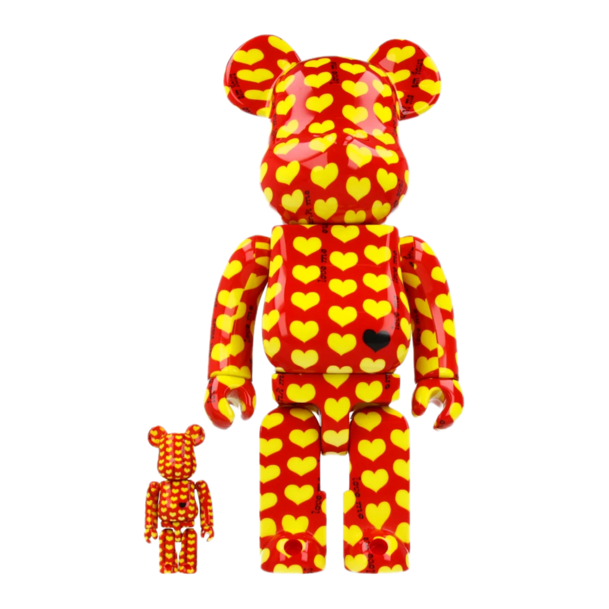 YELLOW HEART REVERSE BE@RBRICK (400% + 100%) - Fridam Store
